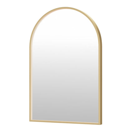 ET2 Lighting Elisse 1 Light LED Arch Mirror, Gold