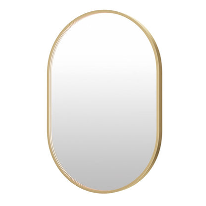 ET2 Lighting Elisse 1 Light LED Oval Mirror, Gold - E42074-GLD
