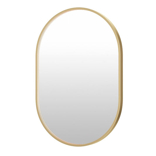 ET2 Lighting Elisse 1 Light LED Oval Mirror, Gold - E42074-GLD