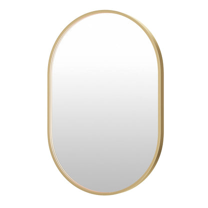 ET2 Lighting Elisse 1 Light LED Oval Mirror, Gold