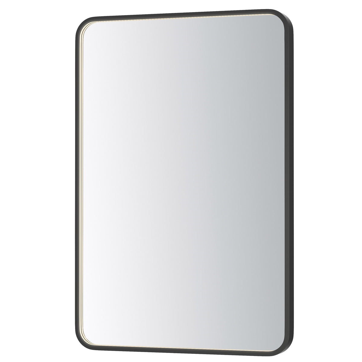 ET2 Lighting Elisse 1 Light LED Rectangle Mirror, Black