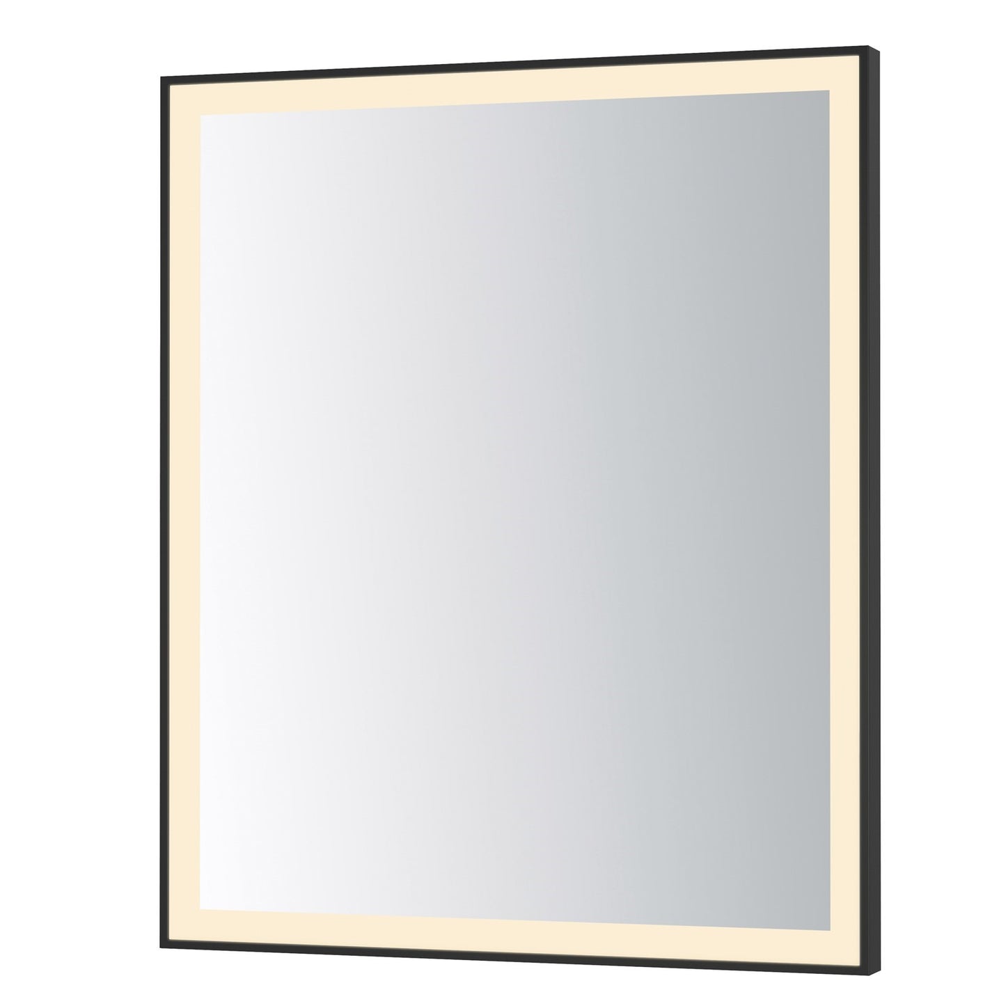 ET2 Lighting Framed 1 Light LED 30" Mirror, Black