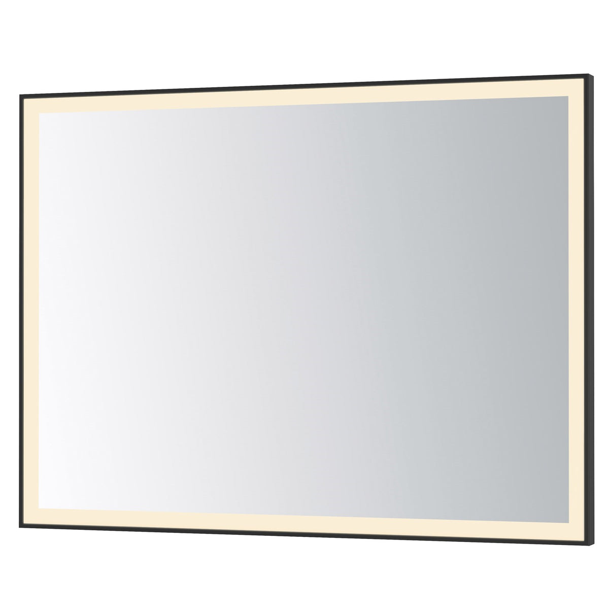 ET2 Lighting Framed 1 Light LED 48" Mirror, Black