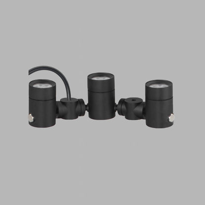 ET2 Lighting Tree Hugger 3-Light Tree Spot Light, Black