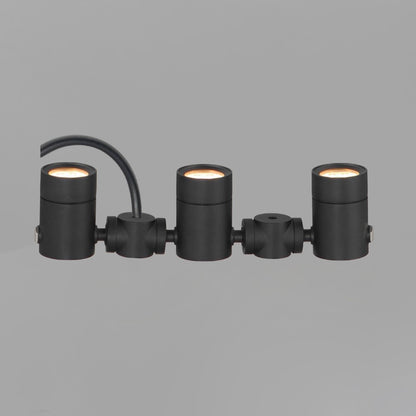 ET2 Lighting Tree Hugger 3-Light Tree Spot Light, Black