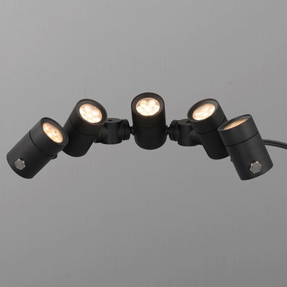 ET2 Lighting Tree Hugger 5-Light Tree Spot Light, Black