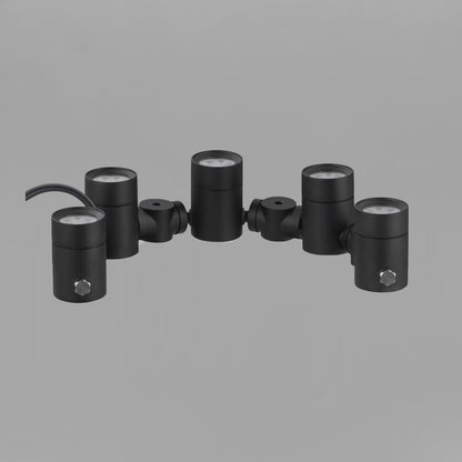 ET2 Lighting Tree Hugger 5-Light Tree Spot Light, Black