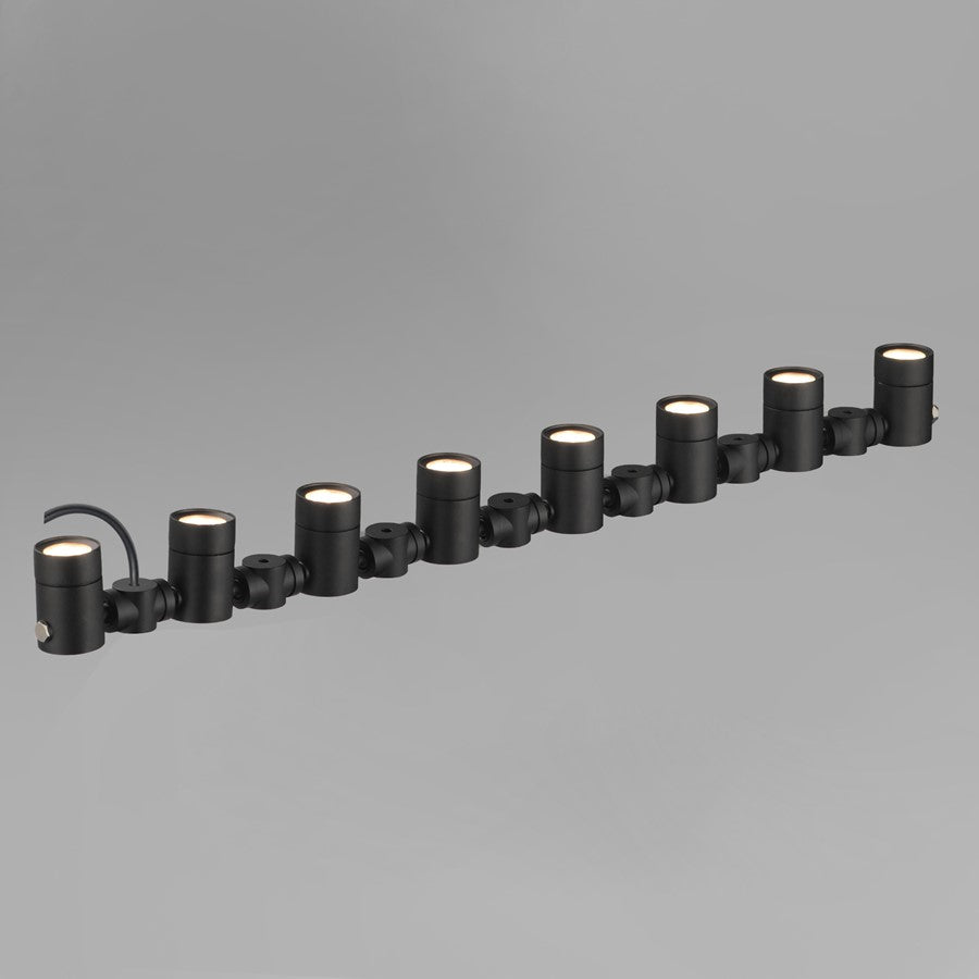 ET2 Lighting Tree Hugger 8-Light Tree Spot Light, Black