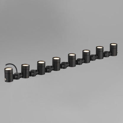 ET2 Lighting Tree Hugger 8-Light Tree Spot Light, Black