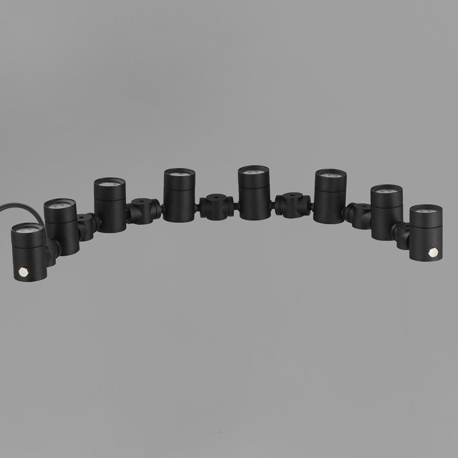 ET2 Lighting Tree Hugger 8-Light Tree Spot Light, Black