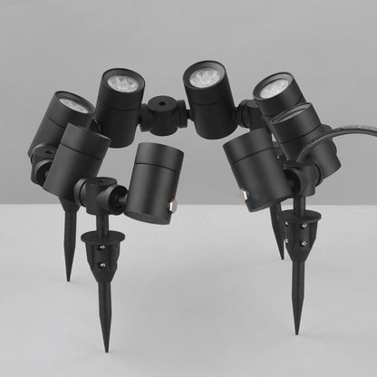 ET2 Lighting Tree Hugger 8-Light Tree Spot Light, Black