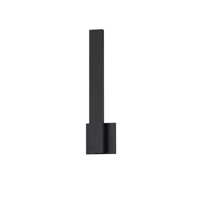 ET2 Lighting Alumilux 1Lt 5CCT 18" LED Outdoor Sconce, Black - E42341-BK