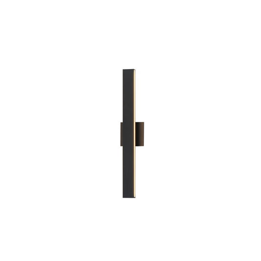 ET2 Lighting Alumilux SideLine 2Lt 24" LED Outdoor Sconce, Black