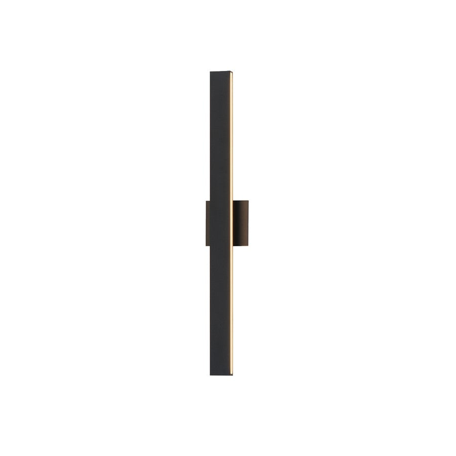 ET2 Lighting Alumilux Sideline 2 Light Outdoor Wall Mount, Black - E42363-BK