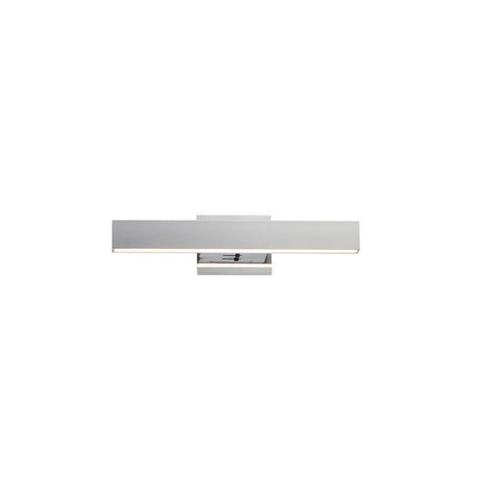 ET2 Lighting SideLine 2-Light 5CCT 18" LED Bath Vanity, Chrome