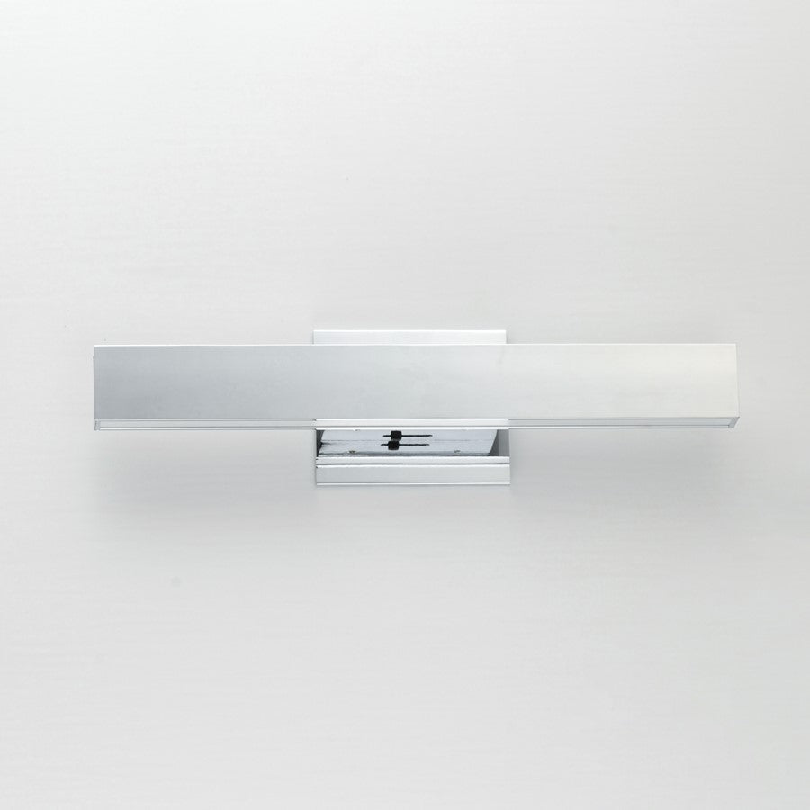 ET2 Lighting SideLine 2-Light 5CCT 18" LED Bath Vanity, Chrome