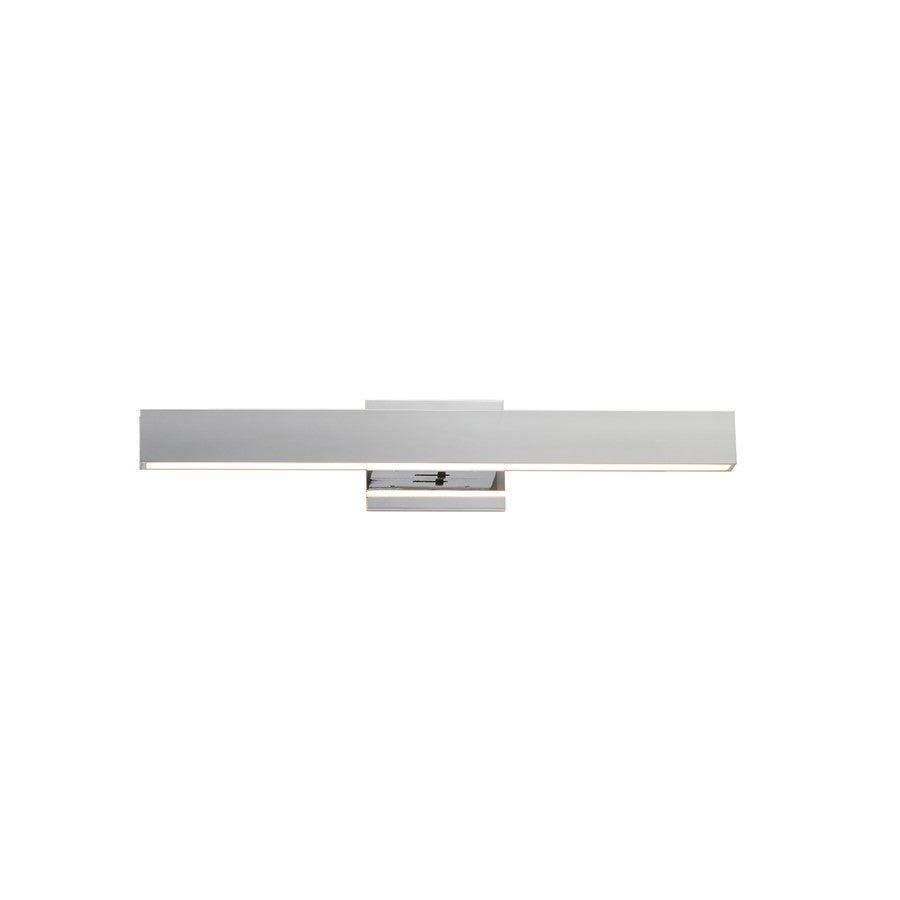 ET2 Lighting SideLine 2-Light 5CCT 24" LED Bath Vanity, Chrome