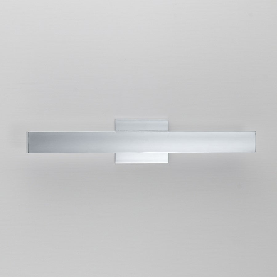 ET2 Lighting SideLine 2-Light 5CCT 24" LED Bath Vanity, Chrome