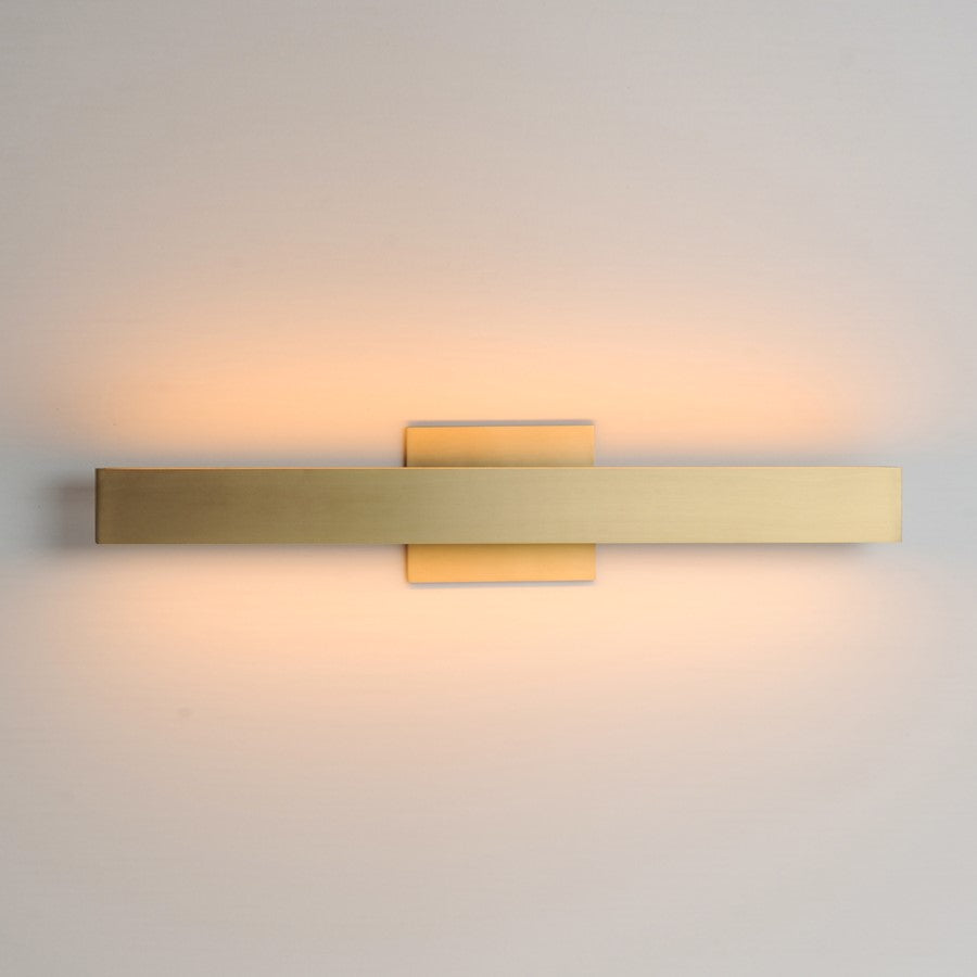 ET2 Lighting SideLine 5CCT 24" LED Bath Vanity, Satin Brass