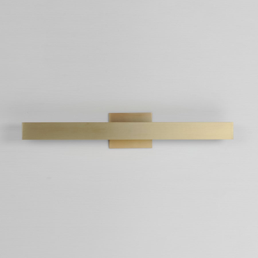 ET2 Lighting SideLine 5CCT 30" LED Bath Vanity, Satin Brass