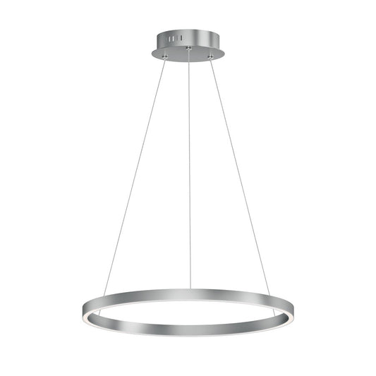 ET2 Lighting Groove 1Lt 24" Pendant/5CCT Select, Brushed Aluminum - E52724-AL
