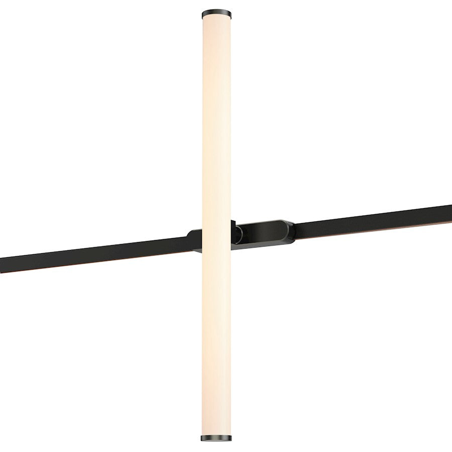 ET2 Lighting Continuum 1 Light 20" Tube Track Light, Black