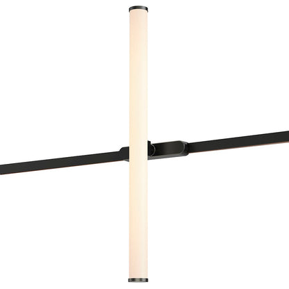ET2 Lighting Continuum 1 Light 20" Tube Track Light, Black