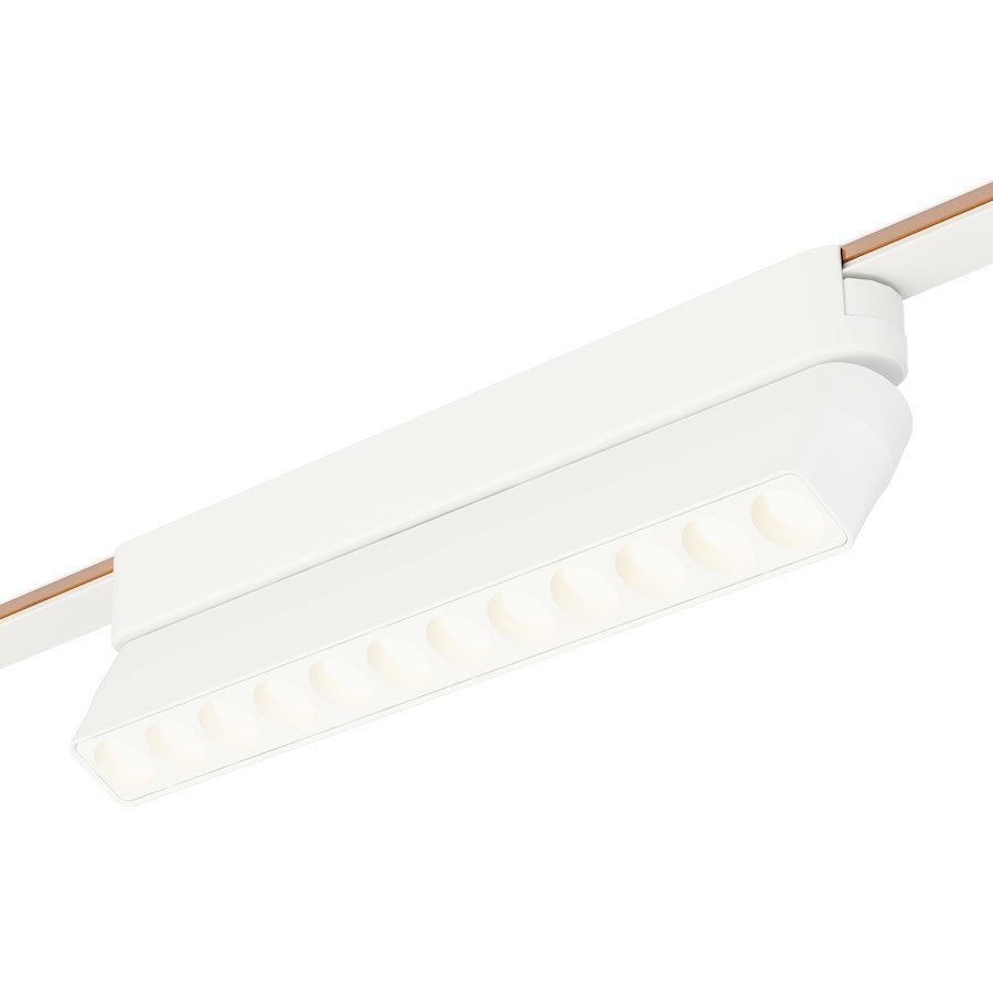 ET2 Lighting Continuum 1 Light 9" Gimbal Optic Track Light, White