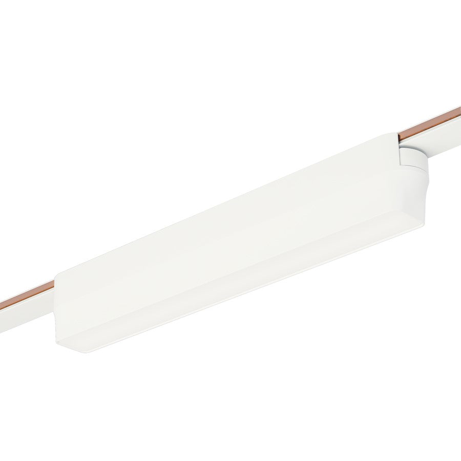 ET2 Lighting Continuum 1 Light 9" Flat Track Light, White