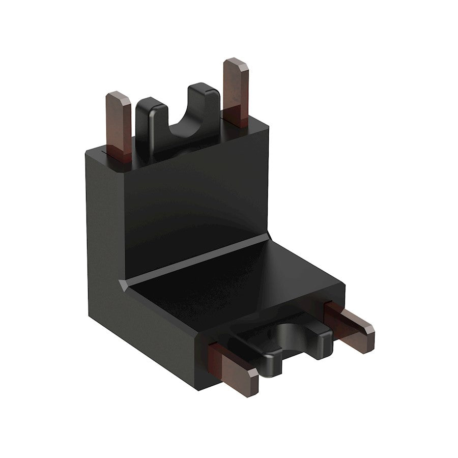 ET2 Lighting Continuum Track Wall To Ceiling Connector, Black