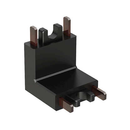 ET2 Lighting Continuum Track Wall To Ceiling Connector, Black