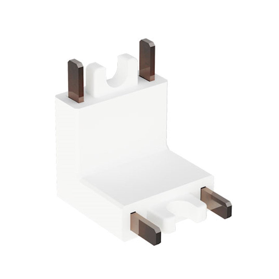 ET2 Lighting Continuum Track Wall To Ceiling Connector, White