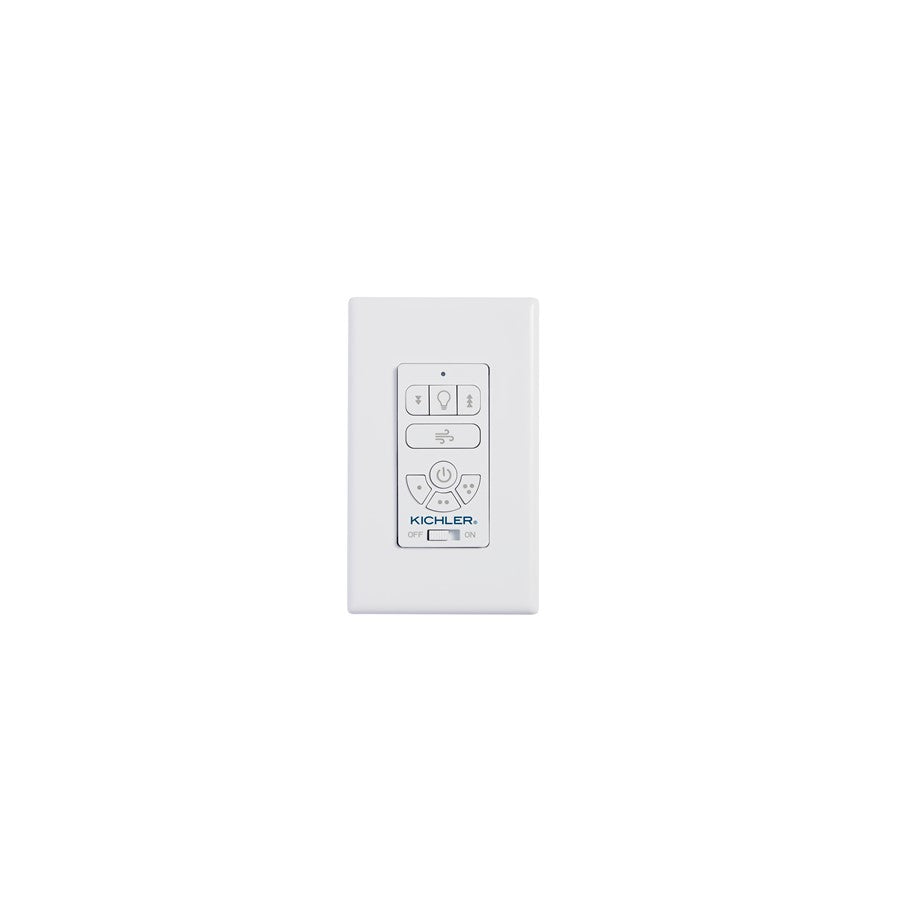 Kichler AC Standard Limited Function Wall Remote Control, White - 370145