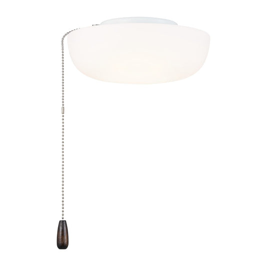 Kichler 9" Universal LED Fan Light Kit/Square, White - 380940