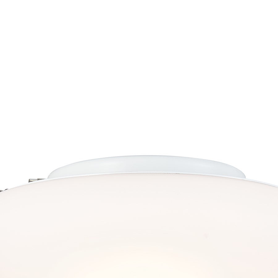 Kichler 9" Universal LED Fan Light Kit/Sleek, White