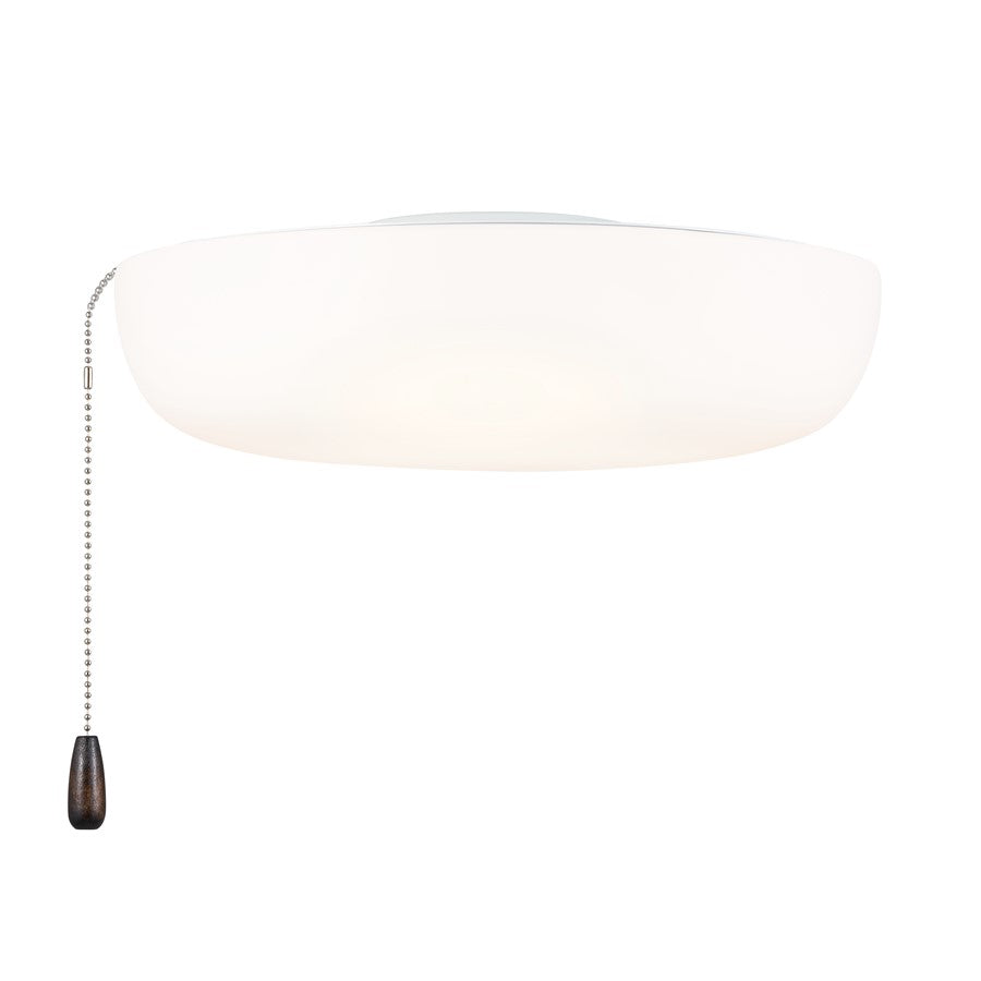 Kichler 14" Universal LED Fan Light Kit/Square, White - 380980