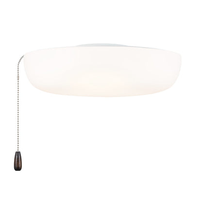 Kichler 14" Universal LED Fan Light Kit/Square, White - 380980