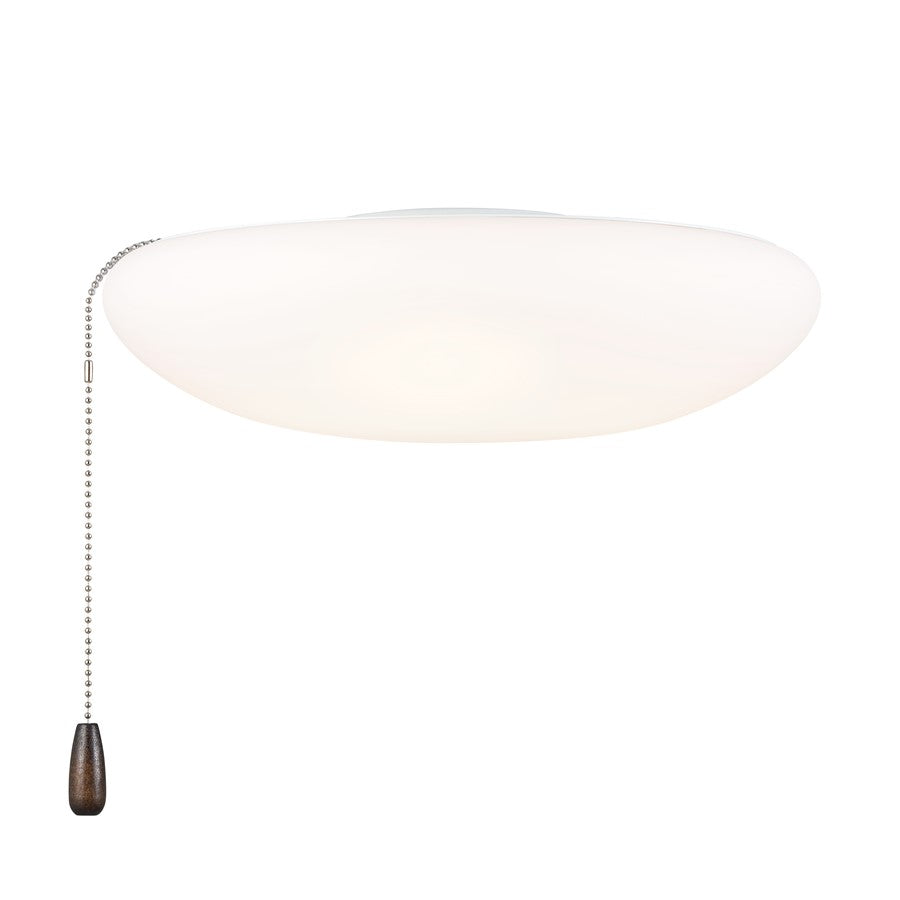 Kichler 14" Universal LED Fan Light Kit/Sleek, White