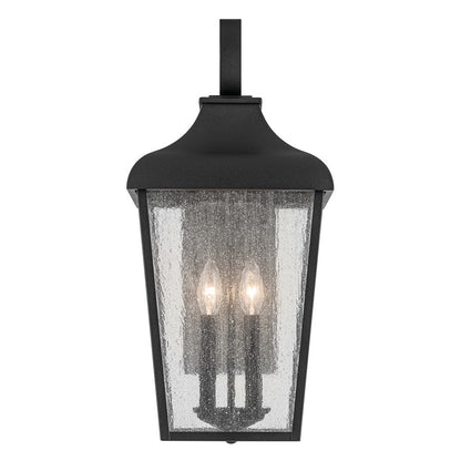 Kichler Forestdale 2 Light Outdoor Wall Light, Large, Black/Seed
