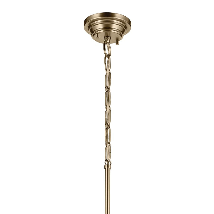 Kichler Marsailli 1 Light 19" Pendant, Champagne Bronze/Clear
