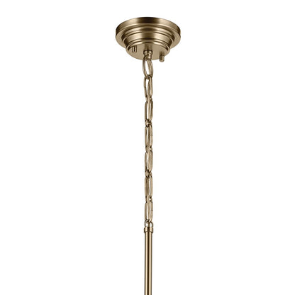 Kichler Marsailli 1 Light 19" Pendant, Champagne Bronze/Clear