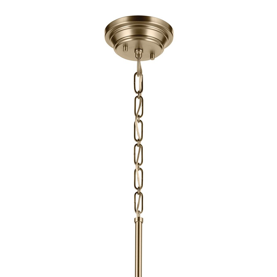 Kichler Marsailli 1 Light 20" Pendant, Champagne Bronze/Clear