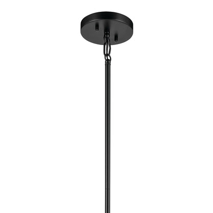 Kichler Madden 4 Light Foyer Pendant, Black