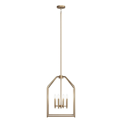 Kichler Madden 4 Light Foyer Pendant, Champagne Bronze - 52722CPZ