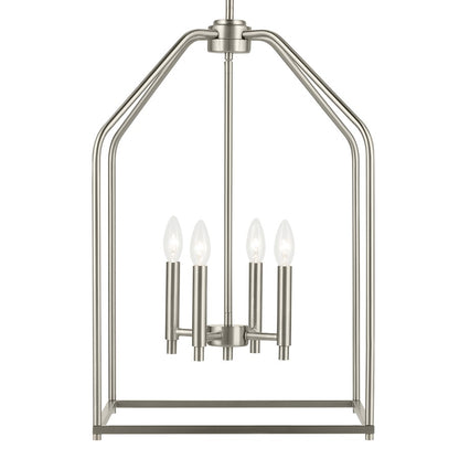 Kichler Madden 4 Light Foyer Pendant, Brushed Nickel