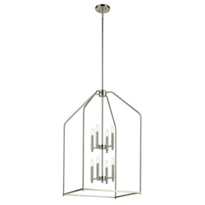 Kichler Madden 8 Light 20" Foyer Pendants, Brushed Nickel - 52723NI