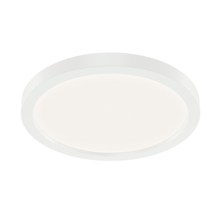 Kichler Ara 9" Flush Mount Light/3000K, White - 53009WH30