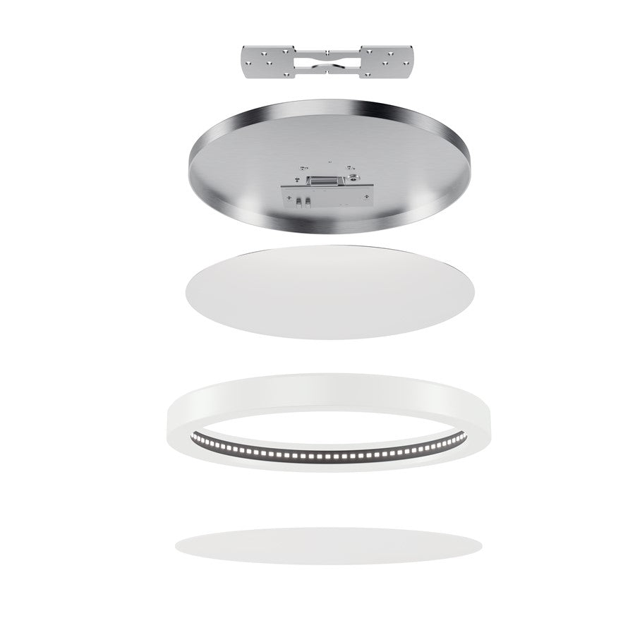 Kichler Ara 9" Flush Mount Light/3000K, White