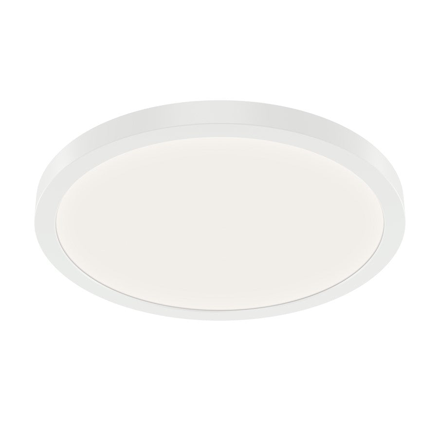Kichler Ara 11" Flush Mount Light/3000K, White - 53011WH30