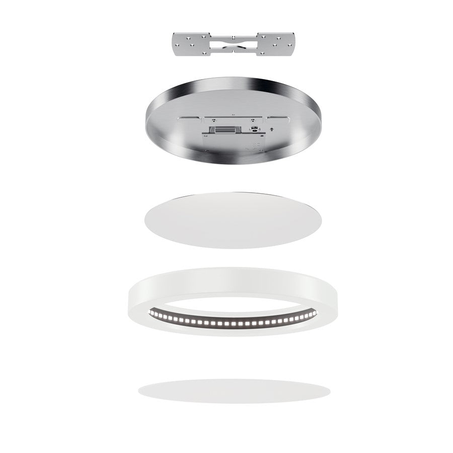 Kichler Ara 11" Flush Mount Light, White